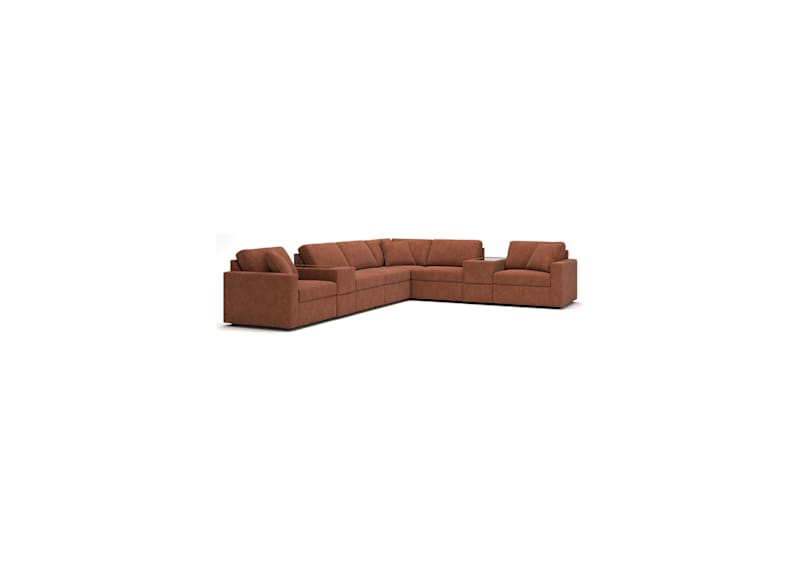 Modmax 8 Piece Modular Sectional with Storage Consoles Modmax 8 Piece Modular Sectional with Storage Consoles