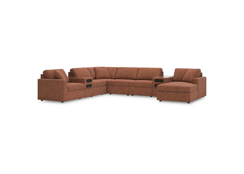 Modmax 8 Piece Modular Sectional with Audio Consoles Modmax 8 Piece Modular Sectional with Audio Consoles