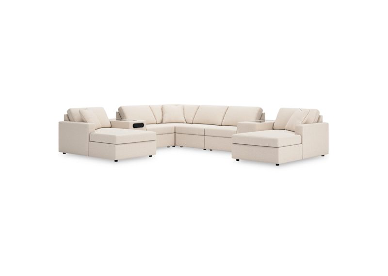 Modmax 8 Piece Modular Sectional with Audio and Storage Consoles Modmax 8 Piece Modular Sectional with Audio and Storage Consoles
