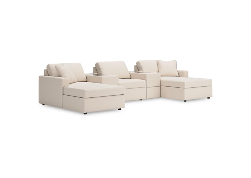 Modmax 5 Piece Modular Sectional with Storage Consoles Modmax 5 Piece Modular Sectional with Storage Consoles