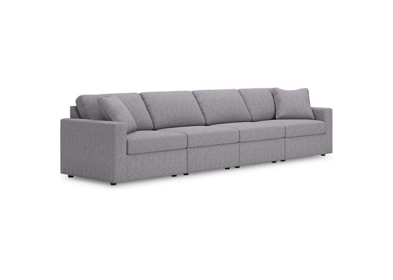 Modmax 4 Piece Modular Sectional - Granite - Symmetrical – Modmax