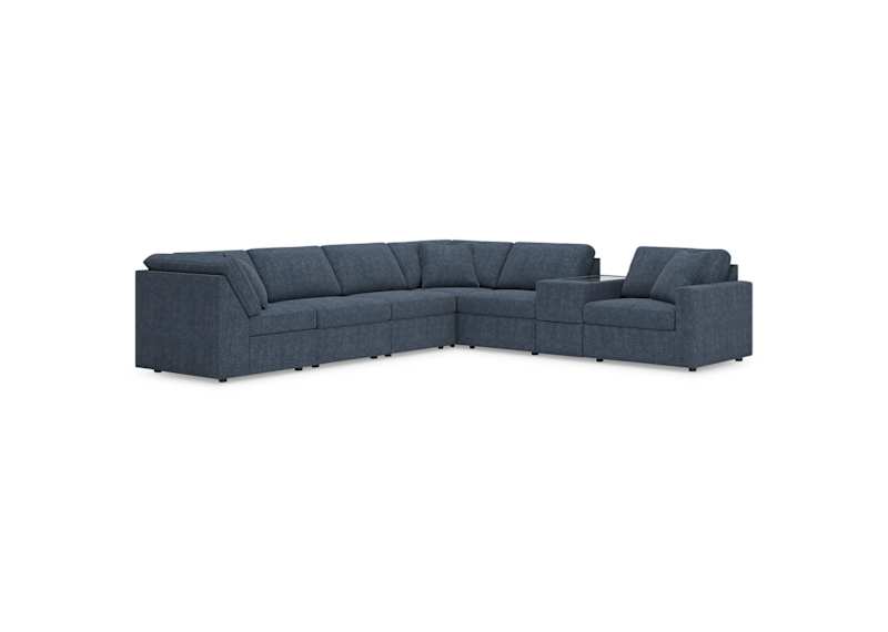 Modmax 7 Piece Modular Sectional with Storage Console Modmax 7 Piece Modular Sectional with Storage Console