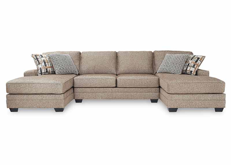 Ashley ☪ Tasselton-Exclusive Sofa Chaise - Snow - Reversible