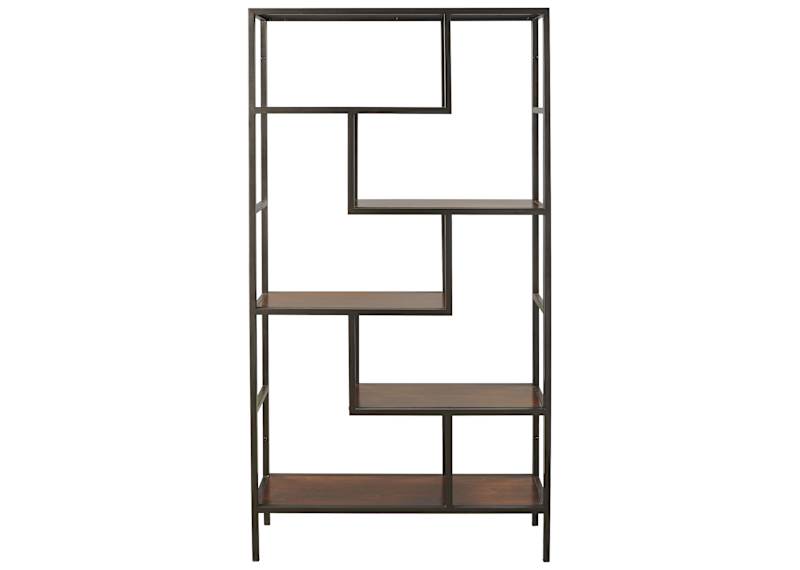 Frankwell Bookcase - Brown-Black – Frankwell Bookcase | Ashley Canada