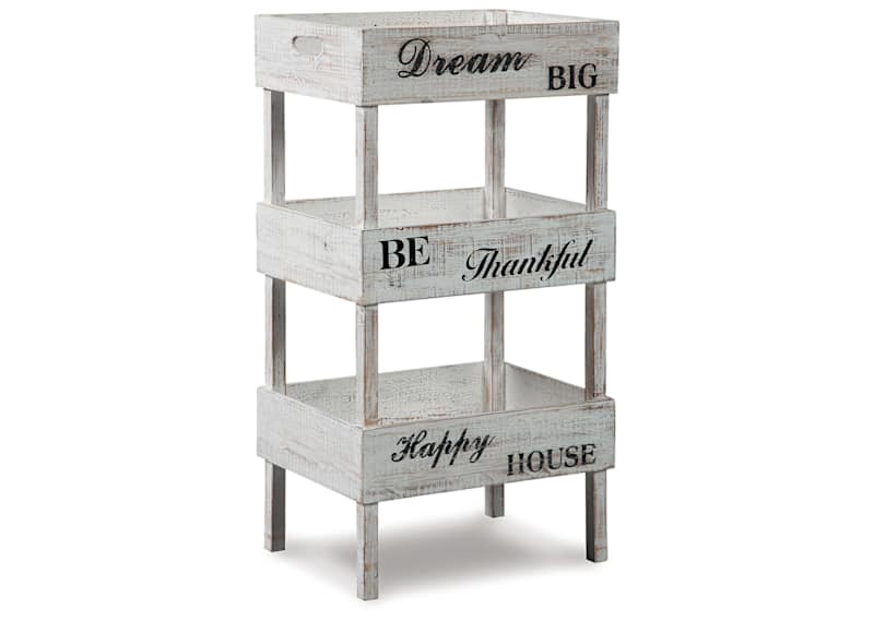 Yulton Shelving Unit - Antique White Yulton Shelving Unit - Antique White
