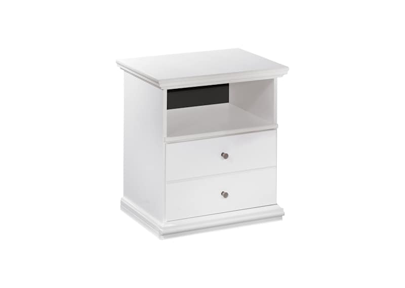 Bostwick Shoals One Drawer Nightstand - White Bostwick Shoals One Drawer Nightstand - White