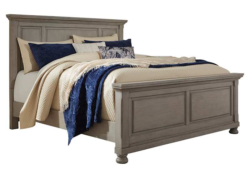 Lettner 3 Piece Panel Bed - Light Gray Lettner 3 Piece Panel Bed - Light Gray