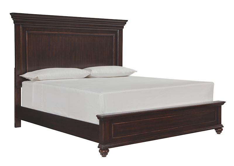 Brynhurst King Bed Dark Brown Dufresne Furniture and Appliances
