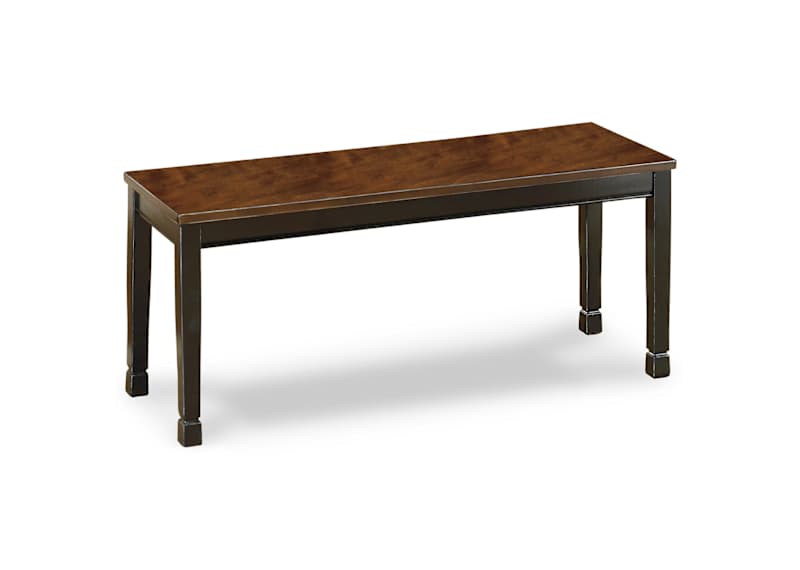 Iris Dining Bench - Pecan Washed - (BNN07458XT25MZE) Iris Dining Bench - Pecan Washed - (BNN07458XT25MZE)