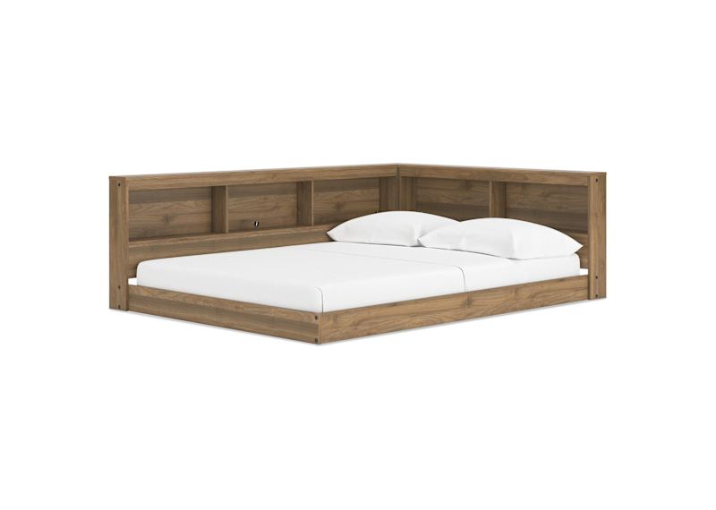 Caitbrook Full Bookcase Storage Bed - Gray Caitbrook Full Bookcase Storage Bed - Gray