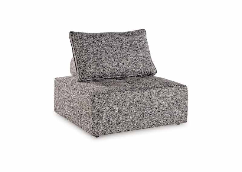 Bree Zee Outdoor Armless Chair with Cushion - Brown Bree Zee Outdoor Armless Chair with Cushion - Brown