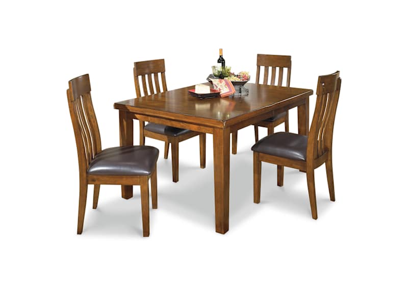 Ralene Dining Set - Medium Brown - 5 - Piece – Ralene Dining Set