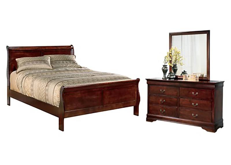 Alisdair 5 Piece Queen Sleigh Bedroom - Dark Brown Alisdair 5 Piece Queen Sleigh Bedroom - Dark Brown