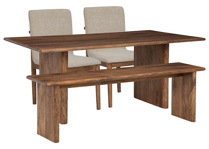 Isanti-Exclusive Dining Set - Light Brown - 4 - Piece – Isanti