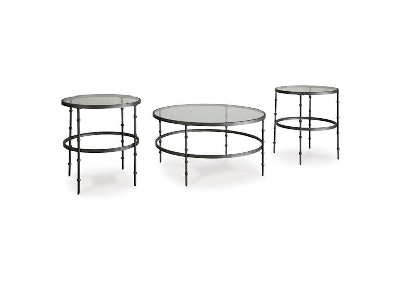 Kellyco 3 Pack Tables - Gunmetal Kellyco 3 Pack Tables - Gunmetal