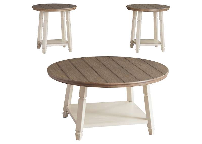 Bolanbrook 3 Pack Tables - Two-tone Bolanbrook 3 Pack Tables - Two-tone