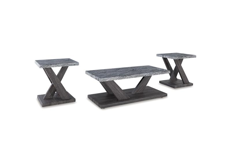 Fantell 3 Pack Tables - Dark Brown Fantell 3 Pack Tables - Dark Brown