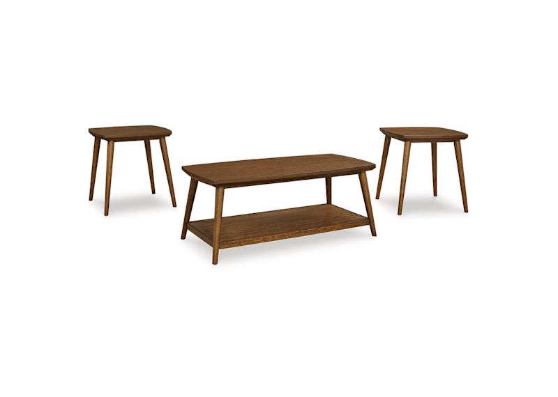 Lyncott 3 Pack Tables - Brown Lyncott 3 Pack Tables - Brown
