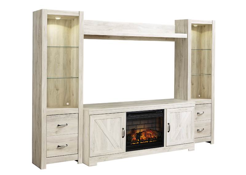 Bellaby 5 Piece Entertainment Unit - Whitewash Bellaby 5 Piece Entertainment Unit - Whitewash