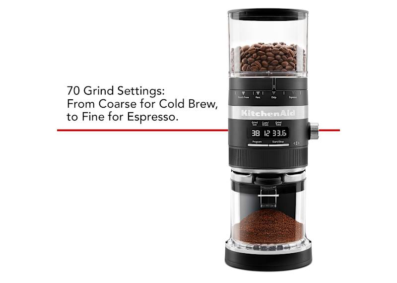 KitchenAid Burr Coffee Grinder (KCG8433BM) Matte Black