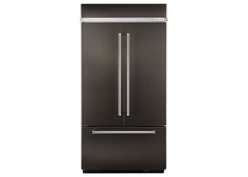 KitchenAid French Door Fridge (KBFN502EBS) - Black Stainless Steel with PrintShield™ Finish KitchenAid French Door Fridge (KBFN502EBS) - Black Stainless Steel with PrintShield™ Finish