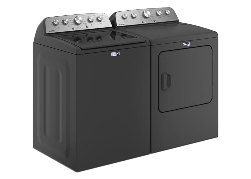 Maytag Top Load Pair (MVW5430PBK-YMED5430PBK) - Volcano Black Maytag Top Load Pair (MVW5430PBK-YMED5430PBK) - Volcano Black