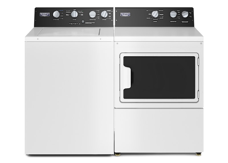 Maytag Top Load Pair (MVWP586GW-MGDP586KW) - White Maytag Top Load Pair (MVWP586GW-MGDP586KW) - White