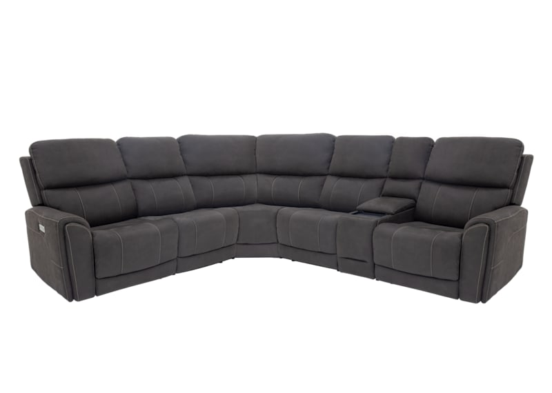 Damon 6 Piece Power Reclining Sectional Damon 6 Piece Power Reclining Sectional