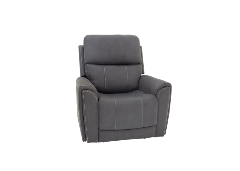 Damon Power Reclining Sofa - Stonewash Gunmetal Damon Power Reclining Sofa - Stonewash Gunmetal