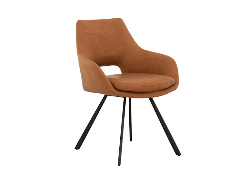Amaze Upholstered Side Chair - Cognac - (D620118723SHCS) Amaze Upholstered Side Chair - Cognac - (D620118723SHCS)