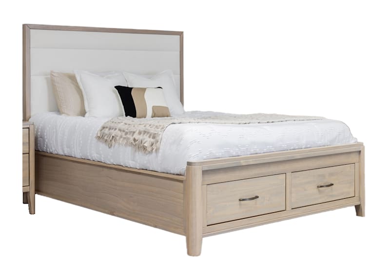Ellesmere Full Panel Bed - Champagne/White Ellesmere Full Panel Bed - Champagne/White