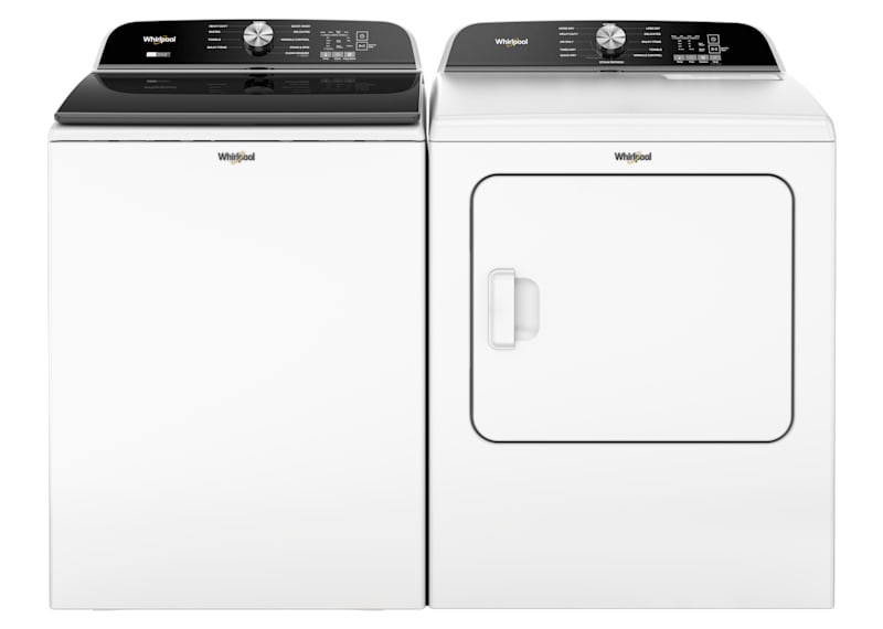 Whirlpool Top Load Pair (WTW6157PW-YWED6150PW) - White Whirlpool Top Load Pair (WTW6157PW-YWED6150PW) - White