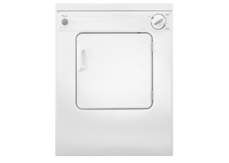Whirlpool Dryer (LDR3822PQ) - White-on-White Whirlpool Dryer (LDR3822PQ) - White-on-White