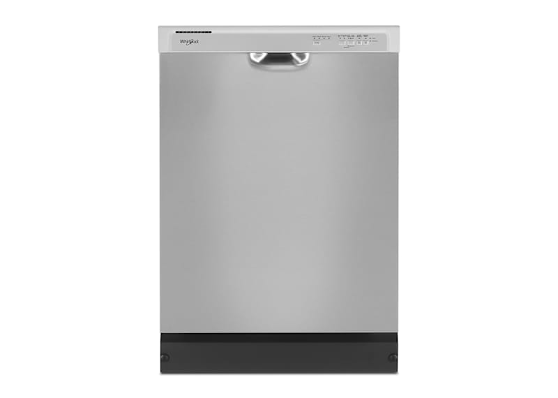 Whirlpool monochromatic stainless steel dishwasher 2025