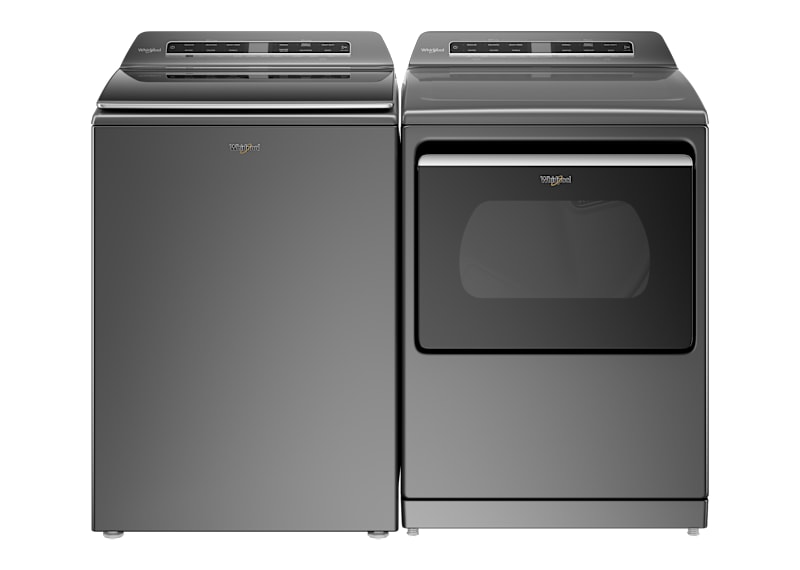 Whirlpool Top Load Pair (WHL1486899K) - Chrome Whirlpool Top Load Pair (WHL1486899K) - Chrome