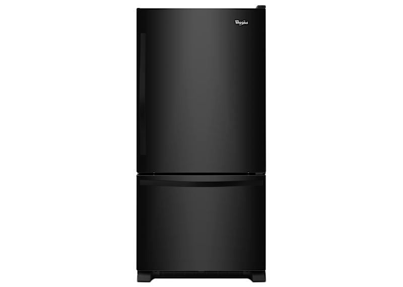 Whirlpool Bottom Mount Fridge (WRB322DMBB) - Black-on-Black Whirlpool Bottom Mount Fridge (WRB322DMBB) - Black-on-Black