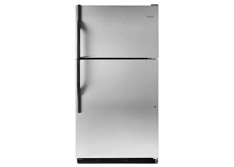Whirlpool Top Mount Fridge (WRT148FZDM) - Monochromatic Stainless Steel Whirlpool Top Mount Fridge (WRT148FZDM) - Monochromatic Stainless Steel