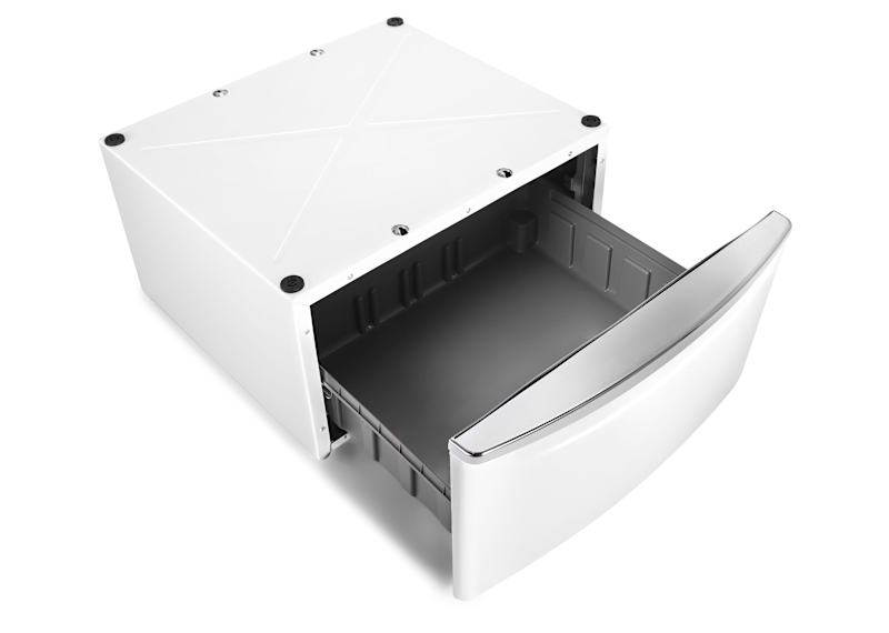 Pedestal - 2.3 Cu. Ft. Storage Drawer With Chrome (XHPC155XW) Pedestal - 2.3 Cu. Ft. Storage Drawer With Chrome (XHPC155XW)