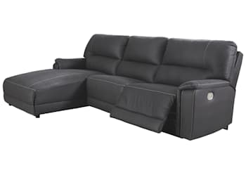 Henefer 3 Piece Laf Power Reclining Sectional Ashley Homestore Canada