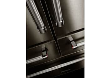 KitchenAid 5 Door Fridge (KRMF706EBS) - Black Stainless ...