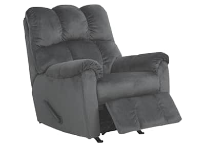 Foxfield Rocker Recliner Charcoal Dufresne Furniture and