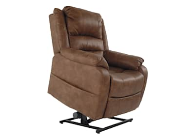 Signature Design by Ashley Lorreze 8530612 Power Lift Recliner with Massage  and Heat, Royal Furniture