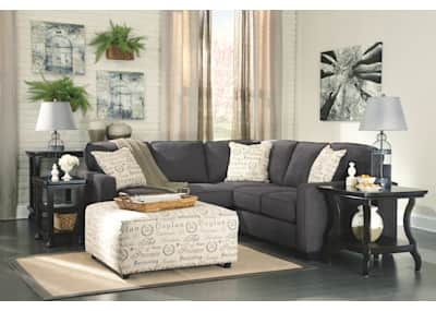 Alenya 2 Piece Sectional Charcoal Left Facing Alenya 2 Piece
