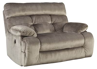 Ashley wide seat recliner best sale