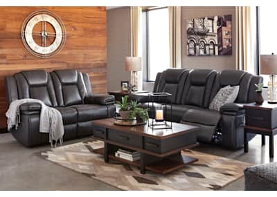 Garristown EXCLUSIVE Power Reclining Sofa with Adjustable