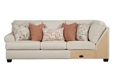 Amici 2 Piece Sectional Linen Left Facing Amici 2 Piece