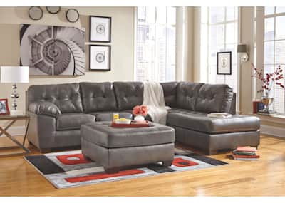 Alliston 2 Piece Sectional Grey Right Facing Alliston 2