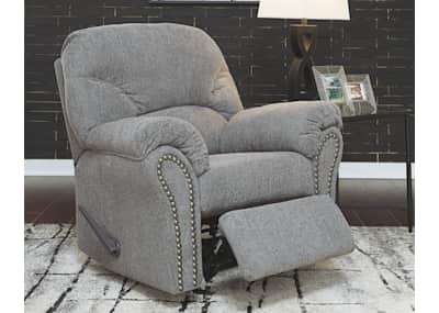 Allmaxx Rocker Recliner Pewter Dufresne Furniture and Appliances
