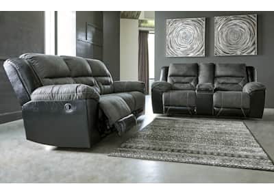 Earhart slate reclining living room hot sale set