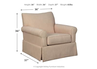 Almanza swivel glider accent chair discount